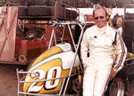Doug Wolfgang with Bob Trotle's Sprinter - 1980 or 81 (Westerman Photo)