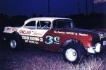 Leon Sheffield's Pontiac which was driven by Billy Taylor, John Wigham, Jim McGuirk and Dick Crowe (Noel Sheffield Collection)