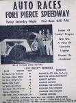 Ft. Pierce Speedway ad from the early '60s (Taylor Collection)