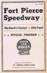 Ft. Pierce Speedway Program (Taylor Collection)