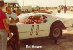 Ed Howe standing next to Mike Eddy's #11 - 1980 (Ricky Smallwood Photo)