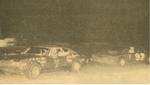 Wayne Reutimann leads Will Cagle - March 1976 (Al Major Photo)