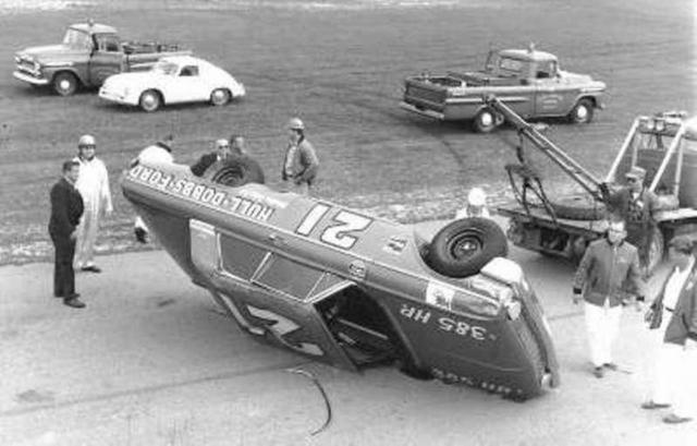 Bill Amick rolled the Woods Bros. Ford prior to the '62 ...