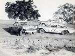 Late Model action - #77 is Jack Cook, Sr. (Don Bok Photo/Coxen Collection)