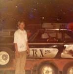 Early shot of Ed Meredith who won the very first feature held at SpeedWorld in 1974 (Berry Collection)