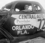 Buster Burt - took over this car from Oliver Michaels in the '54 Modified-Sportsman race. They finished 25th (Burt Collection)