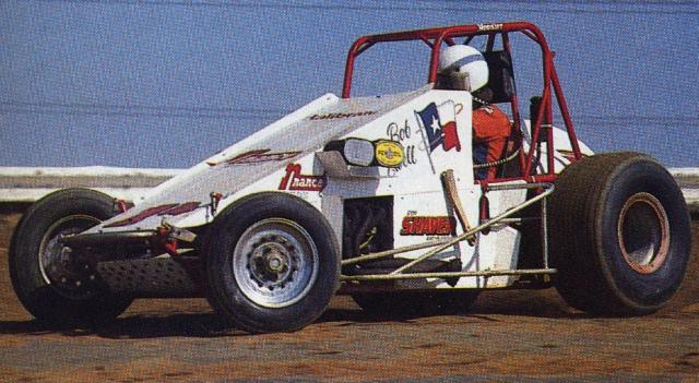 Texan Bob Ewell in LaVerne Nance's car (Gene Marderness Photo)