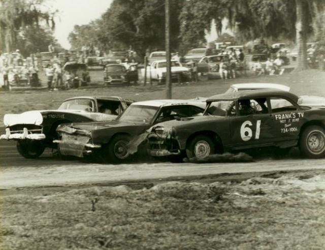 A little bit of Late Model action (Don Bok photo from the Allison collection)