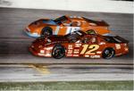 Gary Balough #12 and Bruce Lawrence battle during an All pro LM event...