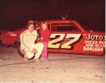 Jimmy Cope with one of his early Joto's Pizza-sponsored rides...