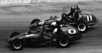 Don Heckman #0 races Frank Riddle #11 - 1977