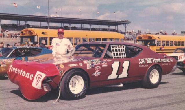 Jack Ingram ready for the Permatex 300 in the mid 70s (Courtesy Danny Brower)