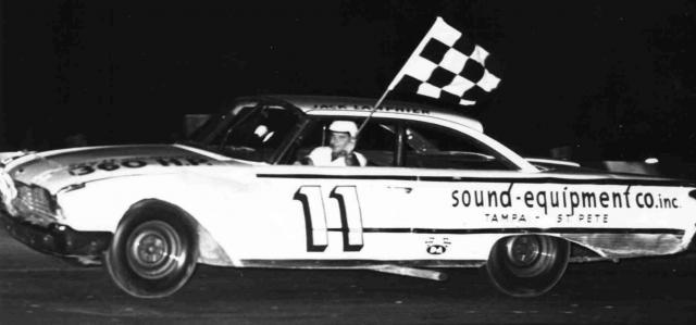 Jack Arnold in the Jack Lamphier 1960 Ford Starliner (Lamphier Collection)
