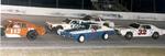 "A" Bombers Pushrod Grainger #112, Ray Smith# 27, Jack "The Munchkin" Teagle #40 and Leon Williams #32
