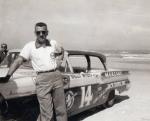 Billy Myers next to the Bill Stroppe Mercury he drove in the 1958 GN race (Orr Family Collection)
