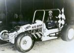Frank Riddle takes a win in the Willard Smith Sprint Car - 3-14-69.