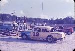 Clyde Hodge in the pits at Columbia County Speedway