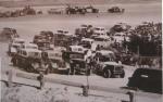 Modifieds get ready for their race in 1954...