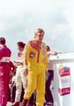 Butch Lindley is introduced to the fans...