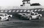 Donnie Tanner #88 and Rollie Alvers #74 try to chase down Bobby Alexander (Westerman Photo)