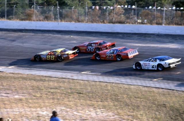 All Pro LM on a Sunday - What a group -  Mike Eddy, winner Joe Shear, Jr. Hanley and David Pearson (Glendenning)