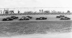 Late Model action circa 1976 led by Buddy Griffin #7G...