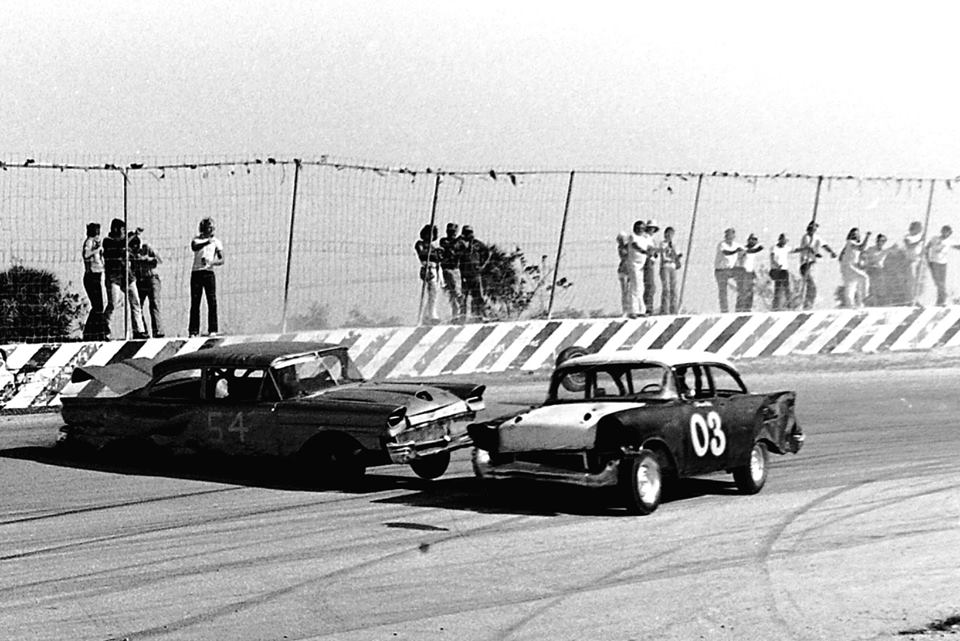Charlie Worth avoids a car that just broke an axle...
