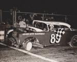 Jim Crowe wins with just three tires...