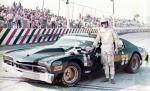 Al Kuhn after a Sunday afternoon win driving for Randy Gosnell...