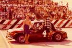 Dana Barlow takes a Mini Stock win in his Renault...