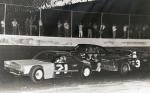 Bobby Henry #71 leading Paul Connors #33 and Jeff Dufresne #3...