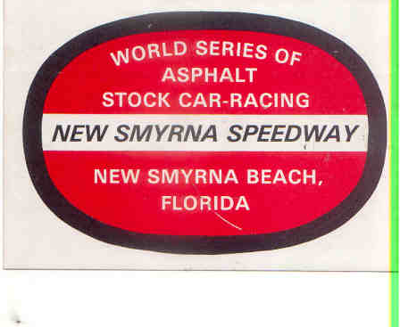 Vintage decal from New Smyrna World Series (Marty Little Collection)