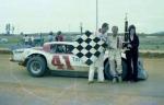 Buck Simmons in victory lane with promoter Bud Josey (Bobby 5X5 Day Photo)