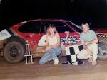 Robert and Kathy Ray after a win in 1989...
