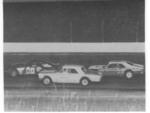 Robert Ashton leads Granny Tatroe and Frank Wood in Thunder Car action in 1979 (Jim Jones Photo)
