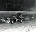 Bill Tuten #11 leading Bobby Brack #Zero and Frankie Maddox #28...