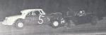 Ray Martin #5 gets drilled by Bruce Maynard at Ft. Pierce Speedway (Harry Workman Photo)