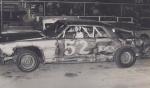 Dorothy Carroll in her Pontiac Tempest at Ft. Pierce Speedway (Courtesy Dexter Bullington)
