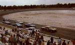 Late Models line up for a heat race at Vero Beach Speedway - Buddy Griffin #7 on the pole...