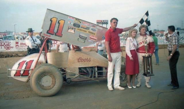 steve kinser after a