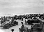 Pits before the 1949 Modified race - #33 was driven by Pap White...
