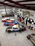 Overlooking the shop...
