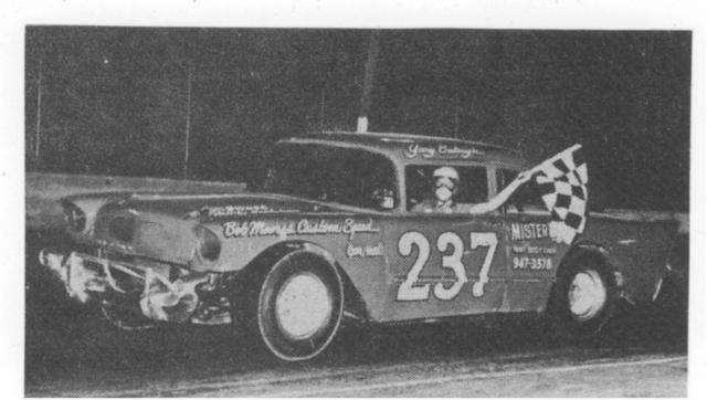 Gary Balough in the Handshaw '57 Chevy in 1968 (Bobby 5X5 Day Photo)