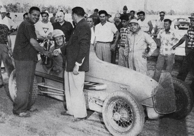 Tommy Hinnershitz Wins The Aaa Big Car Race At Tampa S Speedway Park In November 1951 Earning The 1951 Aaa East Coast Title