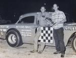 Wally Weeks after a July 1967 Treasure Coast win with car owner Bud Sloan (Wayne Ashton Collection)