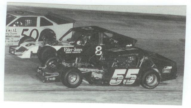 World Series Pro 4's in 1990 - Joe Santiago #55, John Elder #8 and Kurt Halbedl #50 (Jim Jones Photo)