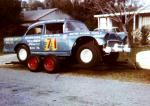 Dave Dunkin's car ready to head to the track in March 1969 (Dunkin Collection)