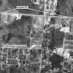 Aerial view af the track circa 1960...
