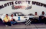 Jimmy Wilkins takes a Modified win in 1999...