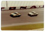 Dale Earnhardt leads Darrell Waltrip... Earnhardt finished 3rd..